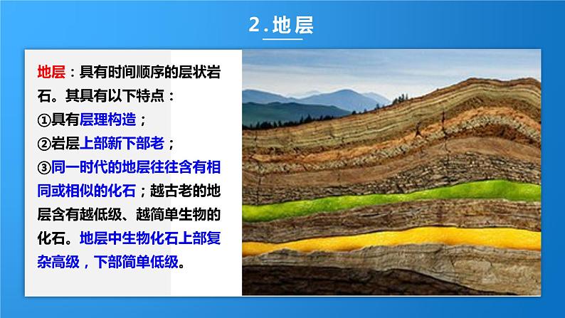 2019-2020学年【新教材】人教版高中地理必修1课件：1.3 地球的历史 (54张PPT)第6页