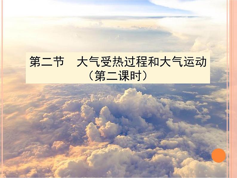 2019-2020学年【新教材】人教版高中地理必修1课件：2.2 大气受热过程和大气运动 (50张PPT)01