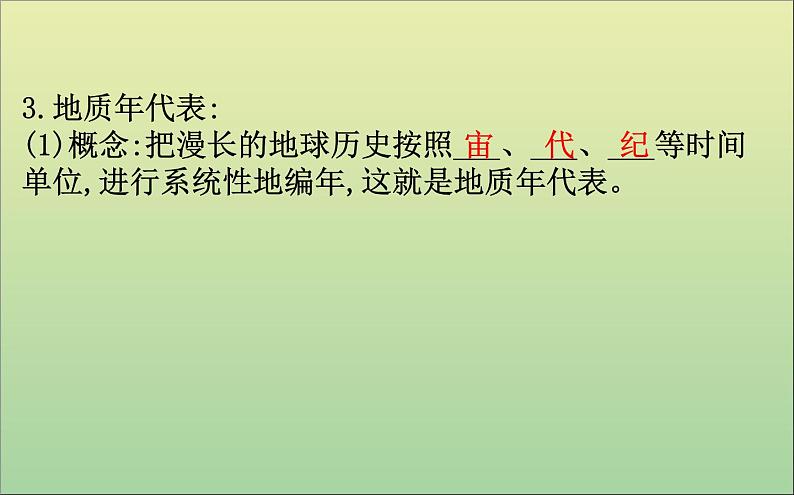 2019_2020学年新教材高中地理第一章宇宙中的地球1.3地球的历史课件新人教版必修1第7页