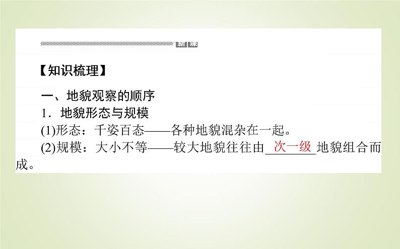 【新教材】2020-2021学年高中地理人教版必修第一册课件：4.2 地貌的观察 课件（39张）03