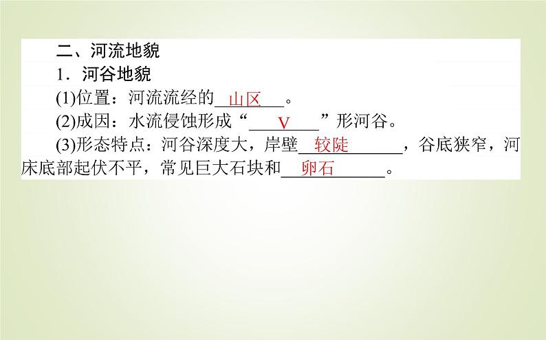 【新教材】2020-2021学年高中地理人教版必修第一册课件：4.1.1 喀斯特地貌和河流地貌 课件（49张）08