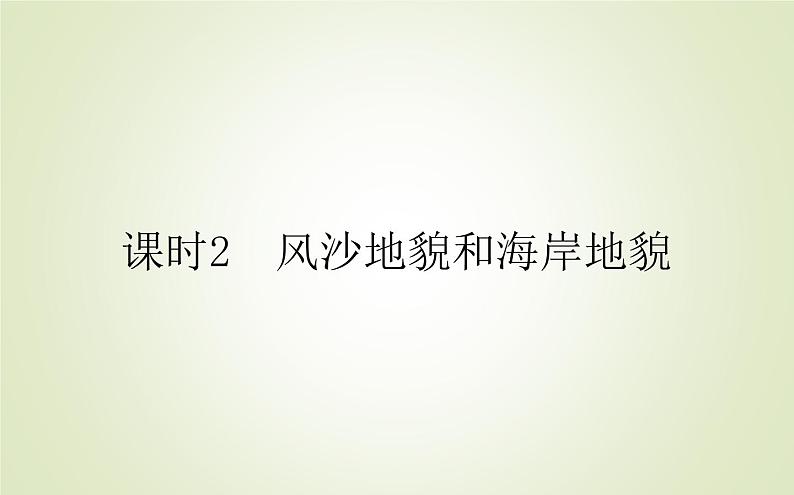 【新教材】2020-2021学年高中地理人教版必修第一册课件：4.1.2 风沙地貌和海岸地貌 课件（36张）01