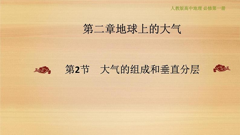 2019--2020学年 人教版 必修第一册  2.2 大气的受热过程和大气运动（21张）第1页