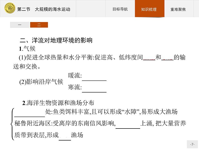 2018版高中地理人教版必修1课件：3.2 大规模的海水运动07