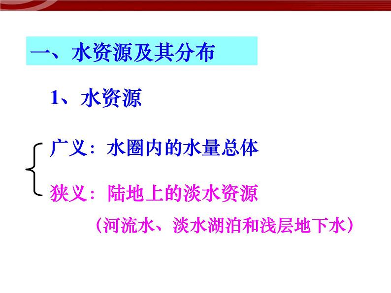 人教版高中地理必修一：3.3《水资源的合理利用》课件（共36 张PPT）07