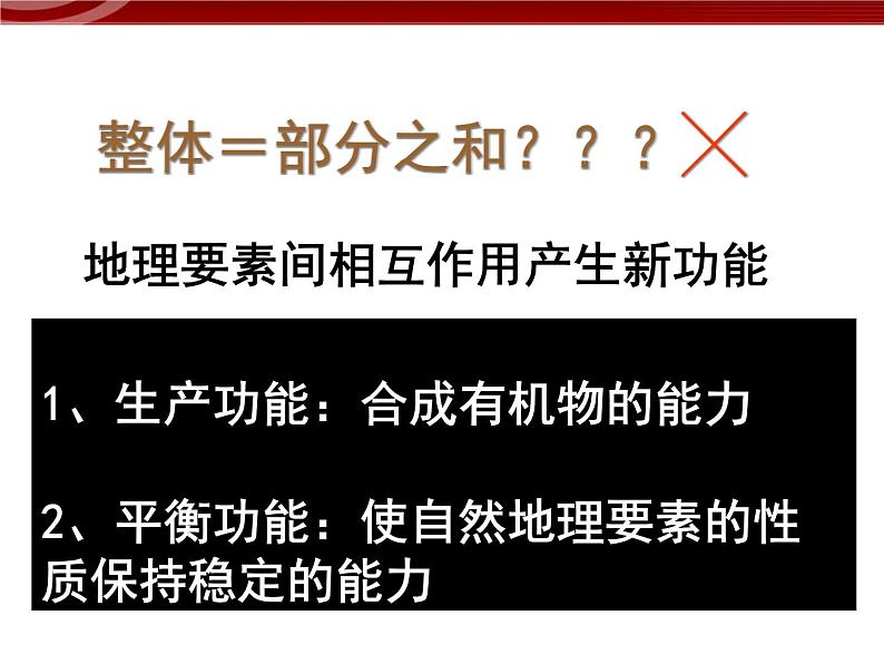 人教版高中地理必修一：5.1. 《自然地理环境的整体性 》课件（共24 张PPT）08