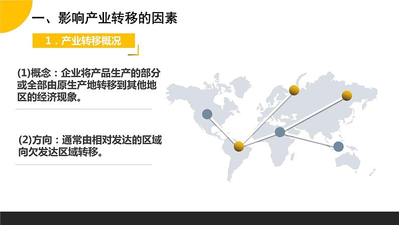 4.3产业转移2020-2021学年高二地理同步优质课件（新教材人教版选择性必修2）03