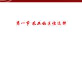 高中地理：3-1《农业的区位选择》课件（新人教版必修2）