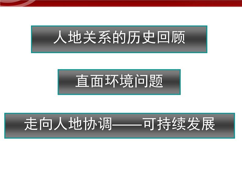 高中地理（新人教版必修2）：6-1《人地关系思想的演变》课件02