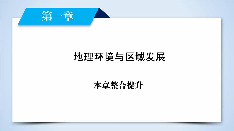 高中人教版地理必修三：第1章　地理环境与区域发展 整合提升 章节综合课件02