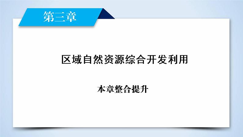 人教版高中地理必修三：第3章　区域自然资源综合开发利用 整合提升 章节综合课件02