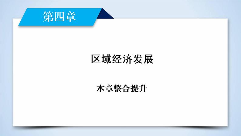 人教版高中地理必修三：第4章　区域经济发展 整合提升 章节综合课件02