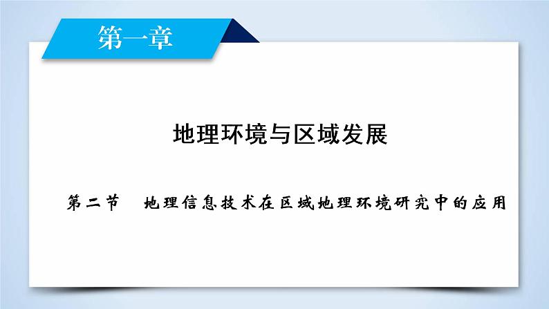 人教版高中地理必修三课件：第1章 第2节地理信息技术在区域地理环境研究中的应用 课件02