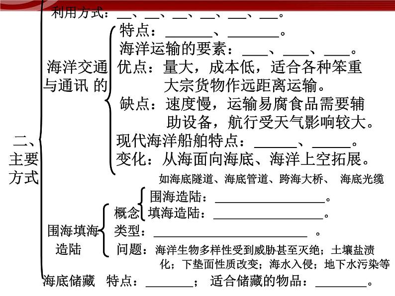 高中【地理】人教版选修2 第五章 第四节 海洋空间的开发利用（课件）07