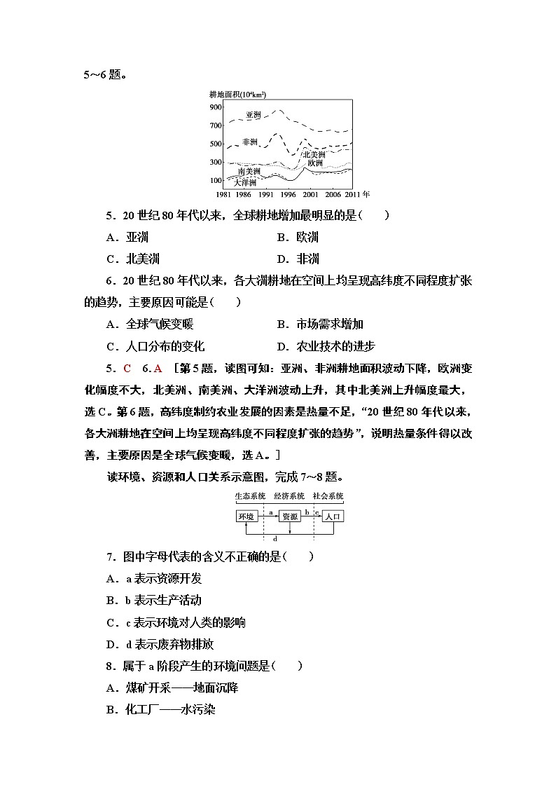 第5章 第1节《人类面临的主要环境问题》PPT课件＋学案+作业 湘教版高中地理必修二02
