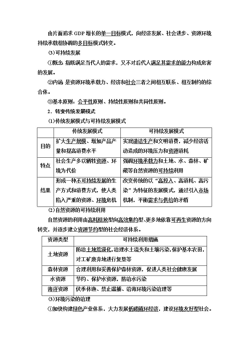第5章 第2节《协调人地关系，实现可持续发展》PPT课件＋学案+作业 湘教版高中地理必修二02
