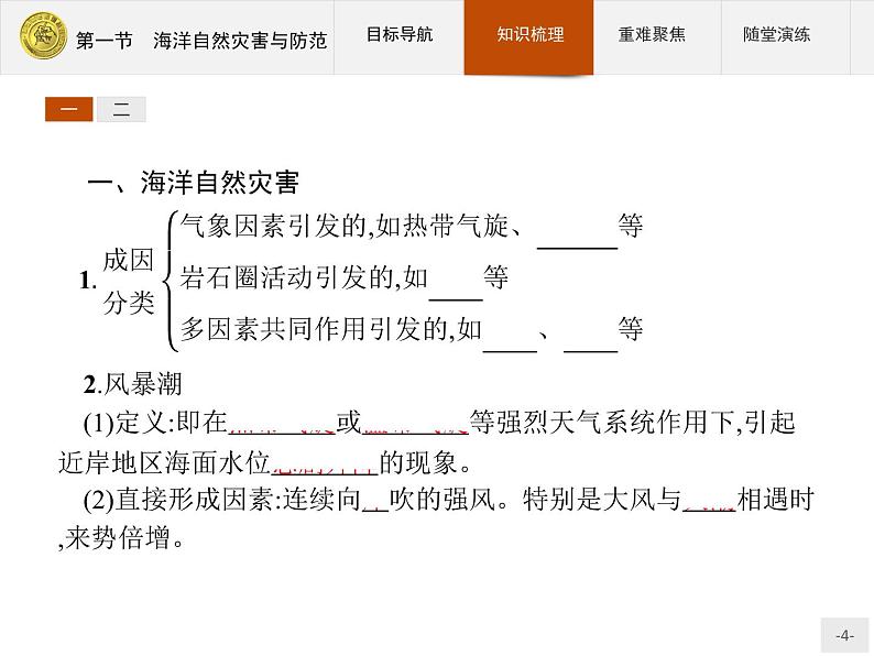 2018版高中地理人教版选修2课件：6.1 海洋自然灾害与防范04