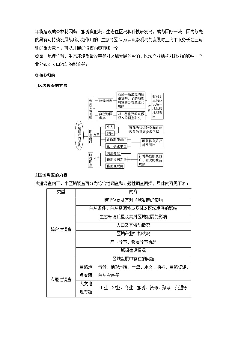 2019-2020版地理同步新导学案鲁教必修三讲义 精练：第二单元 走可持续发展之路 单元活动03