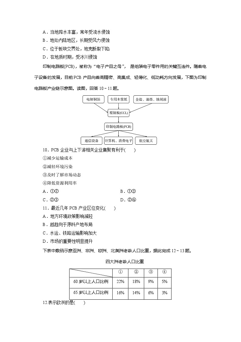 2020版高考地理大三轮复习浙江专用版练习：9考前仿真模拟卷（九）第3页