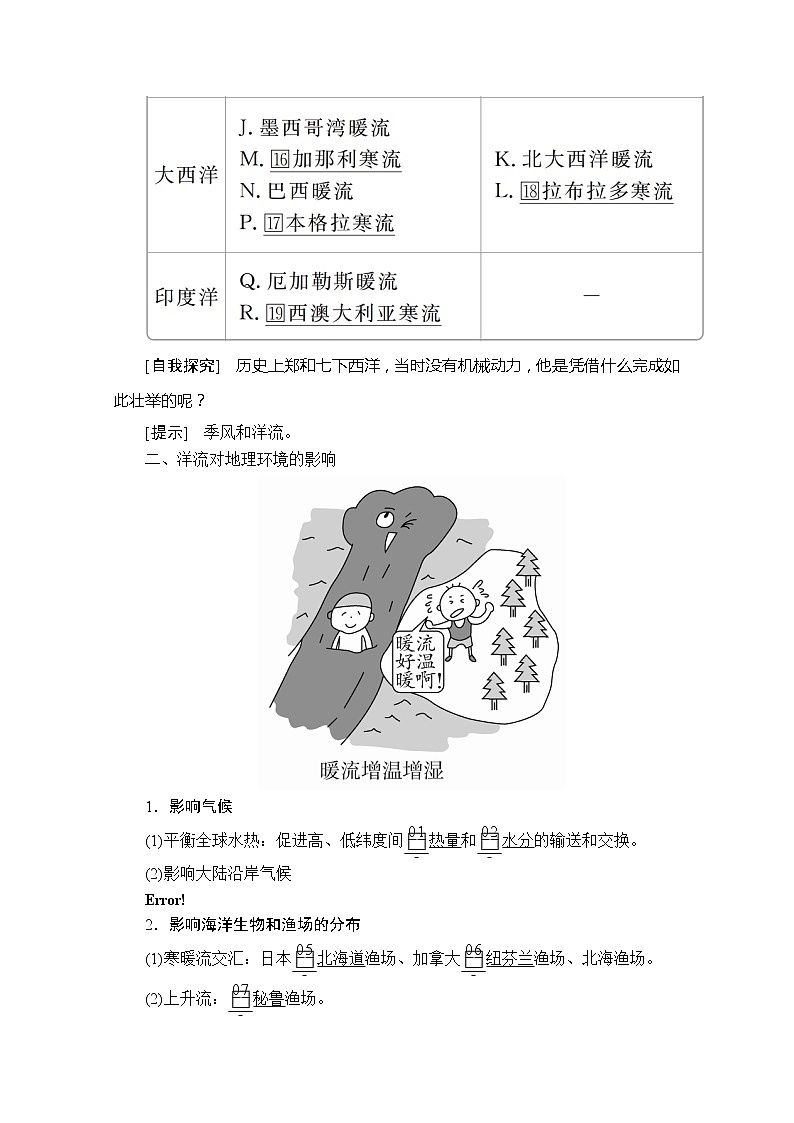 2020地理同步导学提分教程人教必修一讲义+测试：第三章地球上的水第二节03