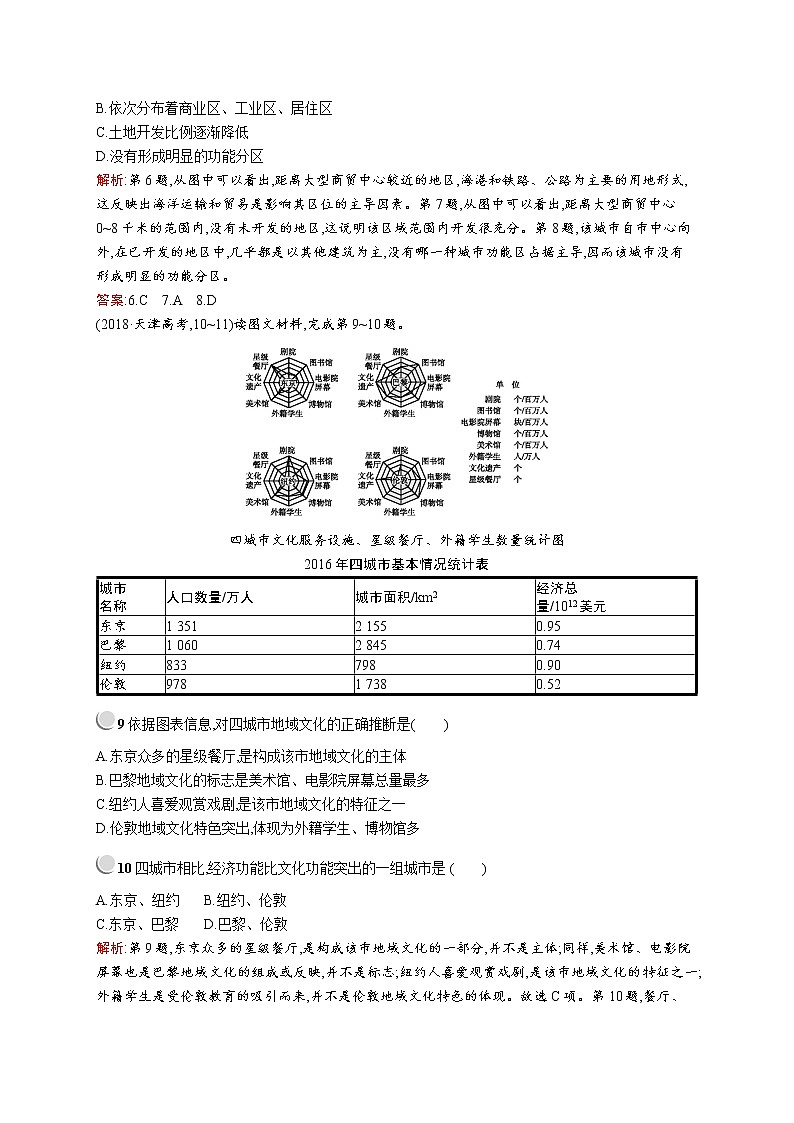 2019-2020新测控地理同步必修二福建专用版练习：第二章检测03