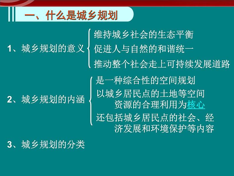 高中地理 3.1《城乡规划的内容及意义》课件（新人教版选修4）03