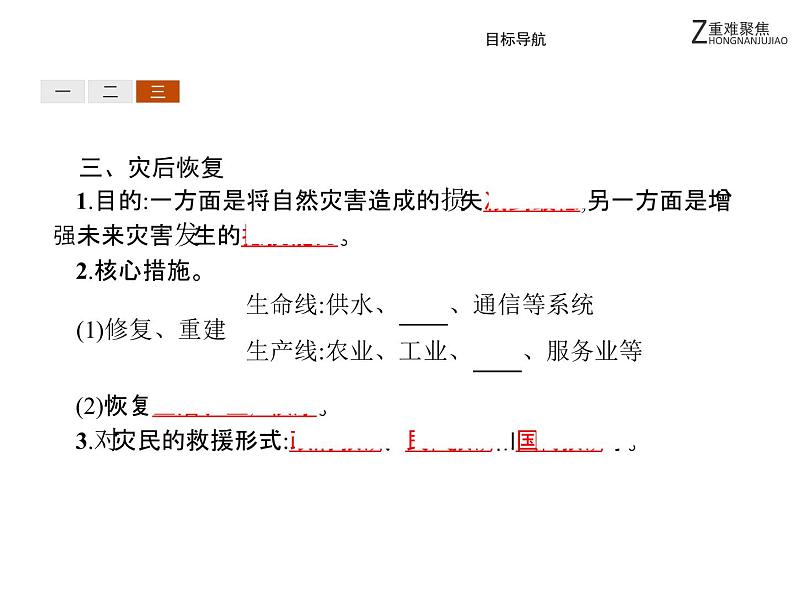 地理人教版选修5课件：3.2 自然灾害的救援与救助07