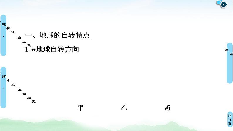 鲁教版2021版高考地理一轮复习新高考 第一单元　从宇宙看地球(含地球和地图) PPT课件+练习+学案05