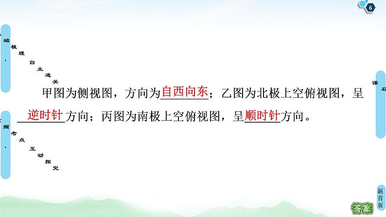 鲁教版2021版高考地理一轮复习新高考 第一单元　从宇宙看地球(含地球和地图) PPT课件+练习+学案06