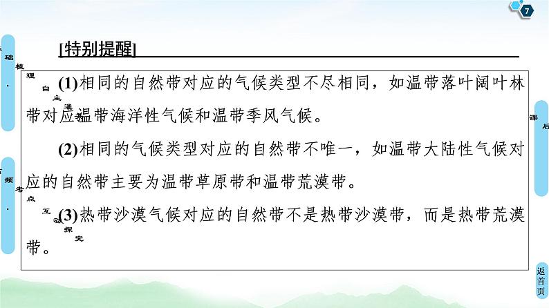 鲁教版2021版高考地理一轮复习新高考 第三单元　从圈层作用看地理环境内在规律　PPT课件+练习+学案07