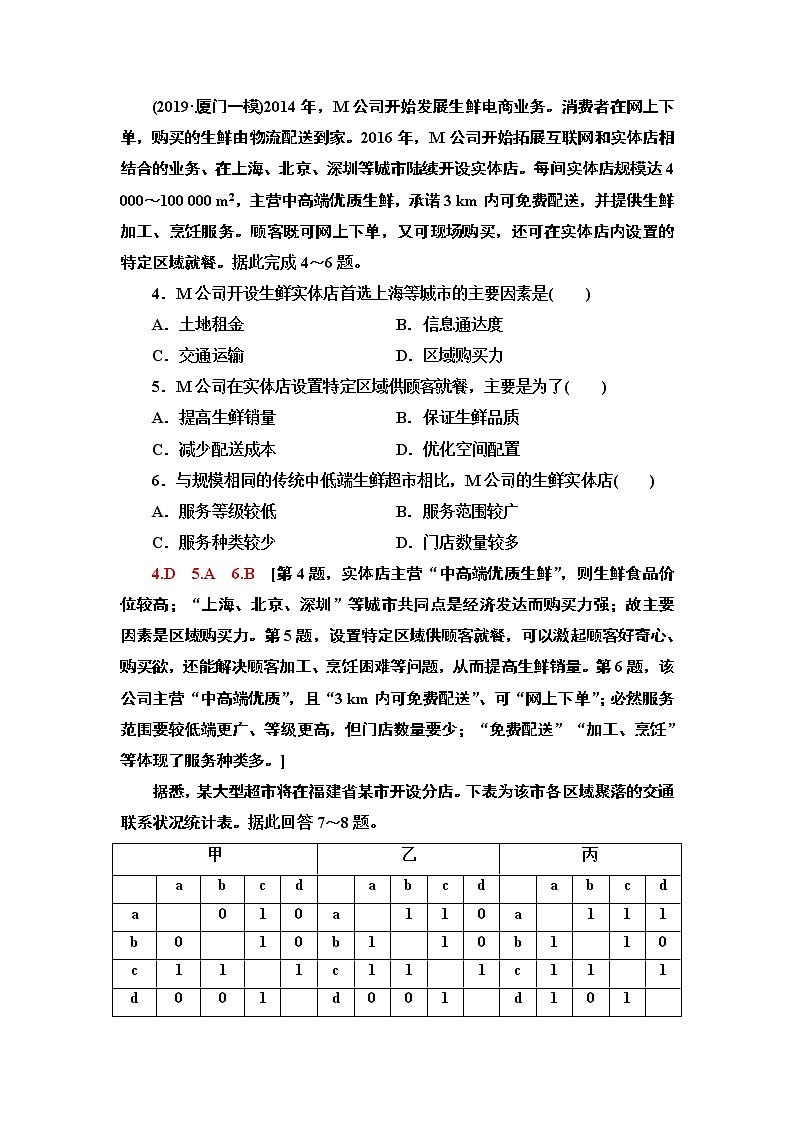鲁教版2021版高考地理一轮复习新高考 第八单元　人类活动的地域联系　PPT课件+练习+学案02