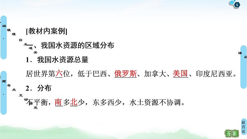 鲁教版2021版高考地理一轮复习新高考 第十一单元　区域资源、环境与可持续发展 PPT课件+练习+学案05