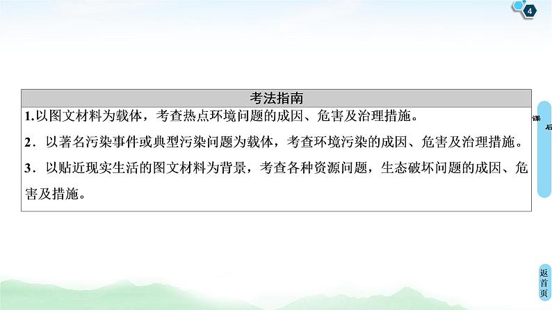 鲁教版2021版高考地理一轮复习新高考 第十五单元　环境保护 PPT课件+练习+学案04