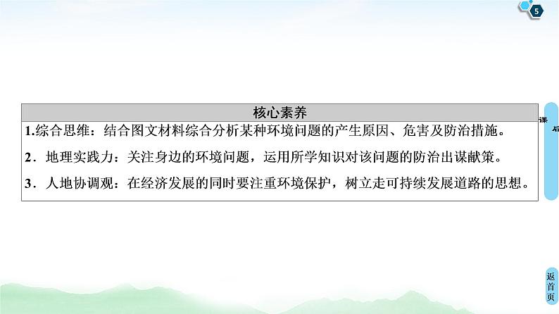 鲁教版2021版高考地理一轮复习新高考 第十五单元　环境保护 PPT课件+练习+学案05