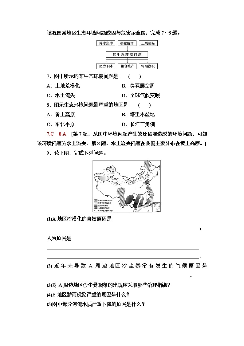 新中图版（2019）高中地理必修第二册 第五章人类面临的环境问题与可持续发展 PPT课件+学案+课后作业03