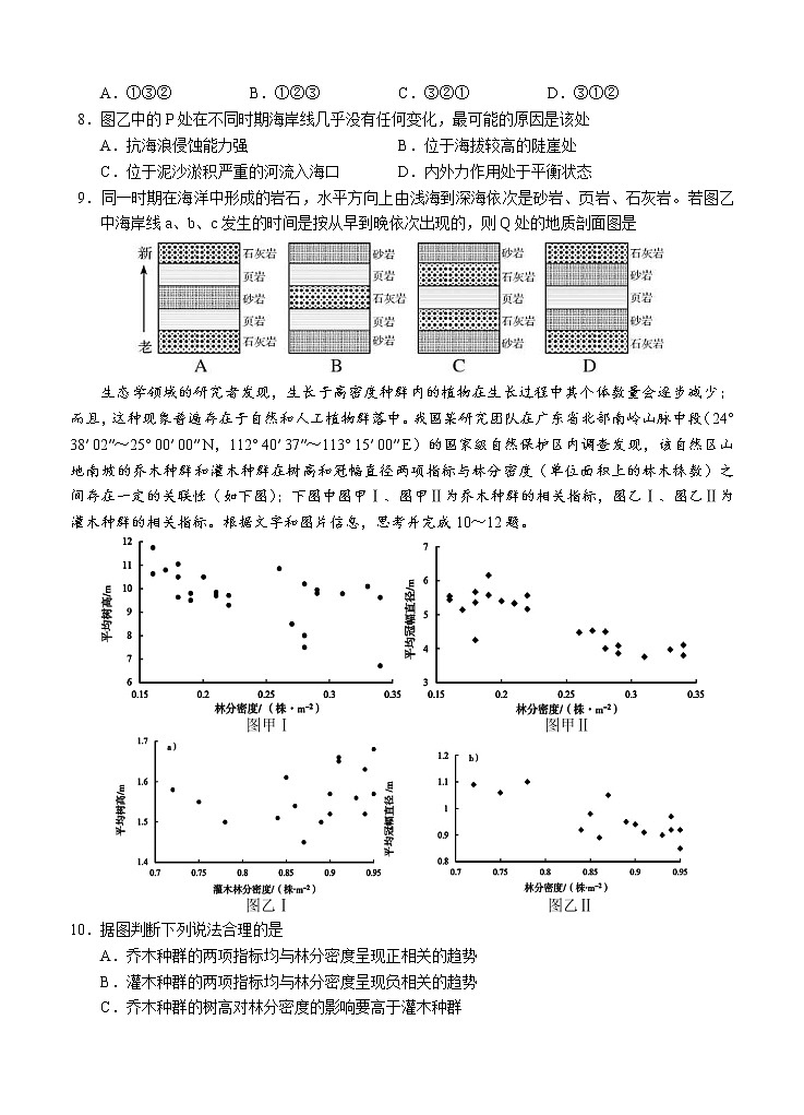 江苏省徐州一中、兴化中学2021届高三两校联合第二次适应性考试 地理(含答案)03