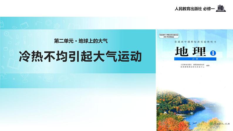 高中地理人教版 (新课标) 必修1 第二章 地球上的大气 第一节 冷热不均引起大气运动 课件01