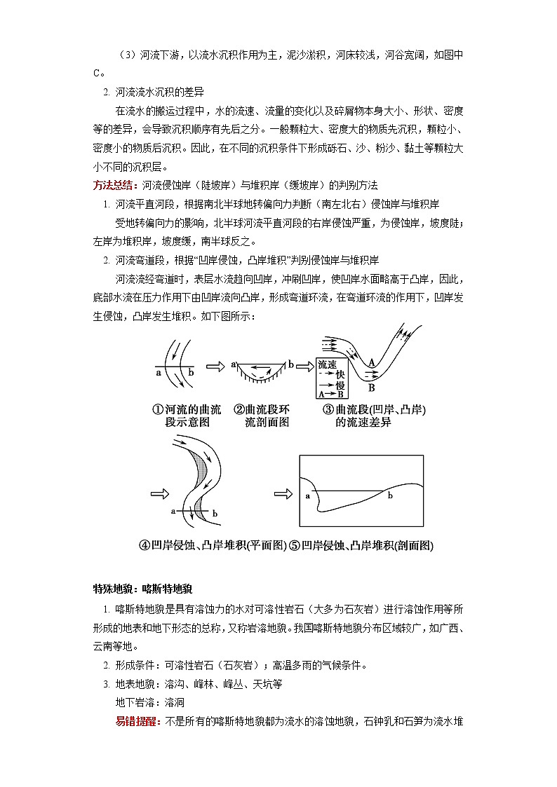 必修1 第四章 地貌 第一节 学案03