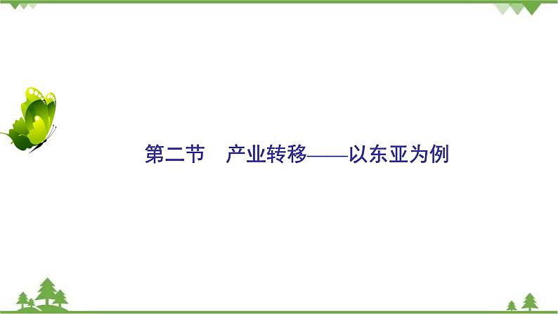 2021年人教版高中地理必修三课件：第五章 第二节　产业转移——以东亚为例02