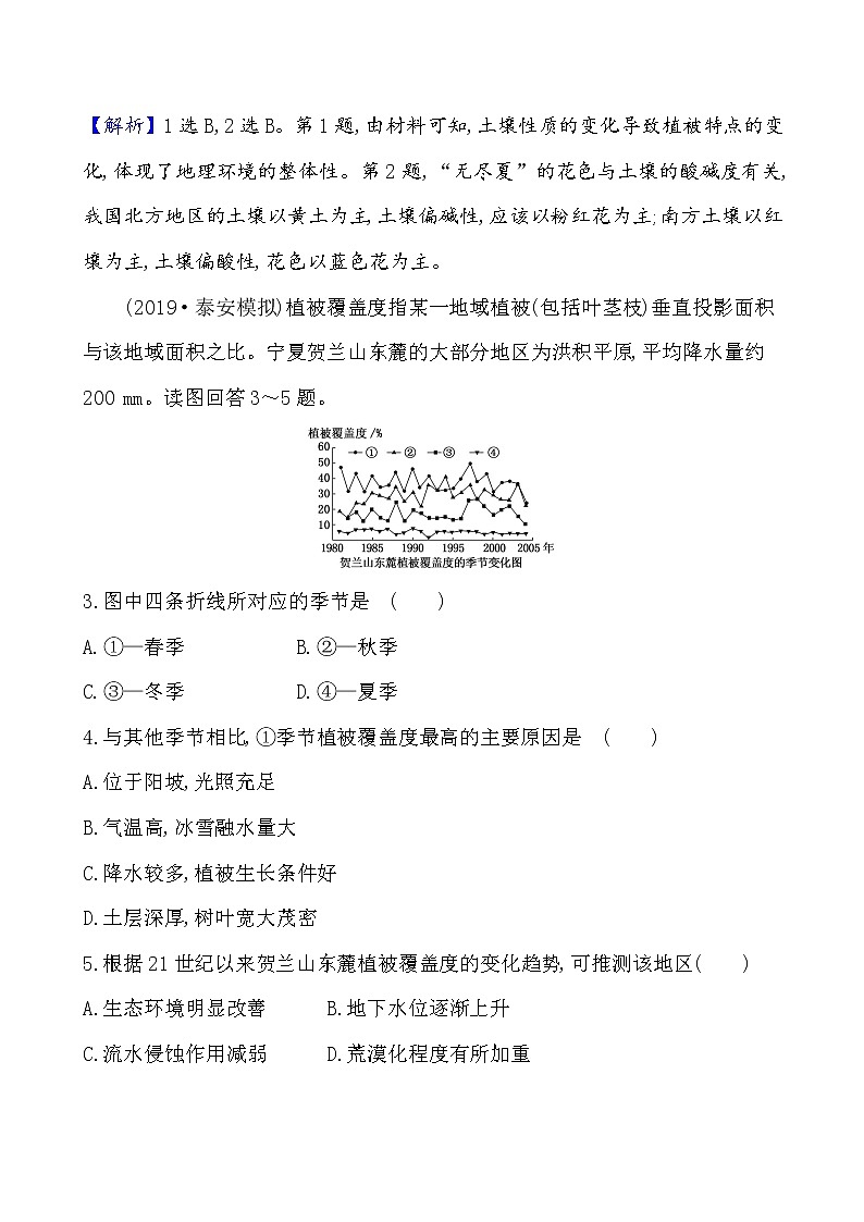 2021版高考地理核心讲练答一轮复习鲁教通用版（课件+核心考点+课时提升作业）：第3单元从圈层作用看地理环境内在规律 第2讲02