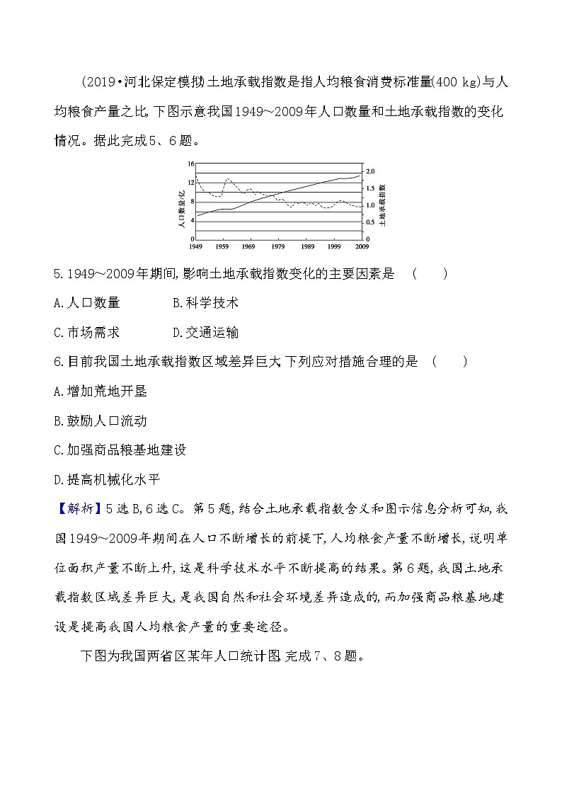 2021版高考地理核心讲练答一轮复习鲁教通用版（课件+核心考点+课时提升作业）：第5单元人口与地理环境 第3讲03