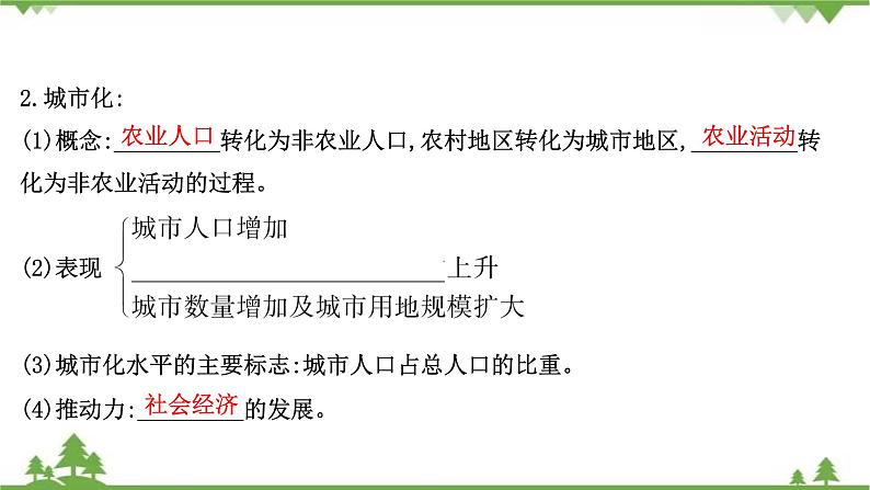 2021版高考地理核心讲练答一轮复习鲁教通用版（课件+核心考点+课时提升作业）：第6单元城市与地理环境 第1讲06