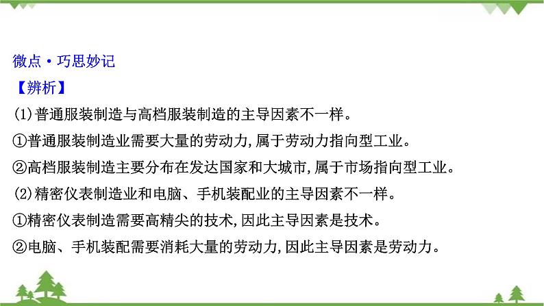 2021版高考地理核心讲练答一轮复习鲁教通用版（课件+核心考点+课时提升作业）：第7单元产业活动与地理环境 第2讲06