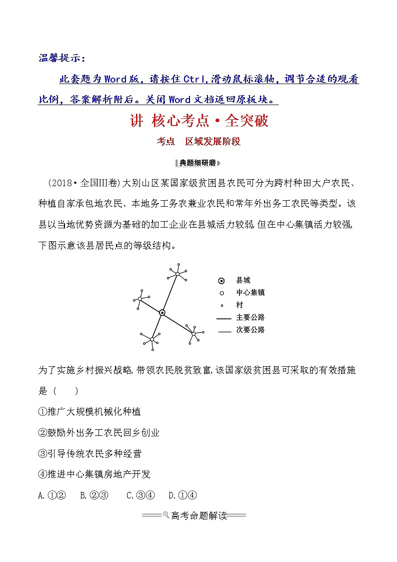 2021版高考地理核心讲练答一轮复习鲁教通用版（课件+核心考点+课时提升作业）：第9单元区域地理环境与人类活动 第3讲01