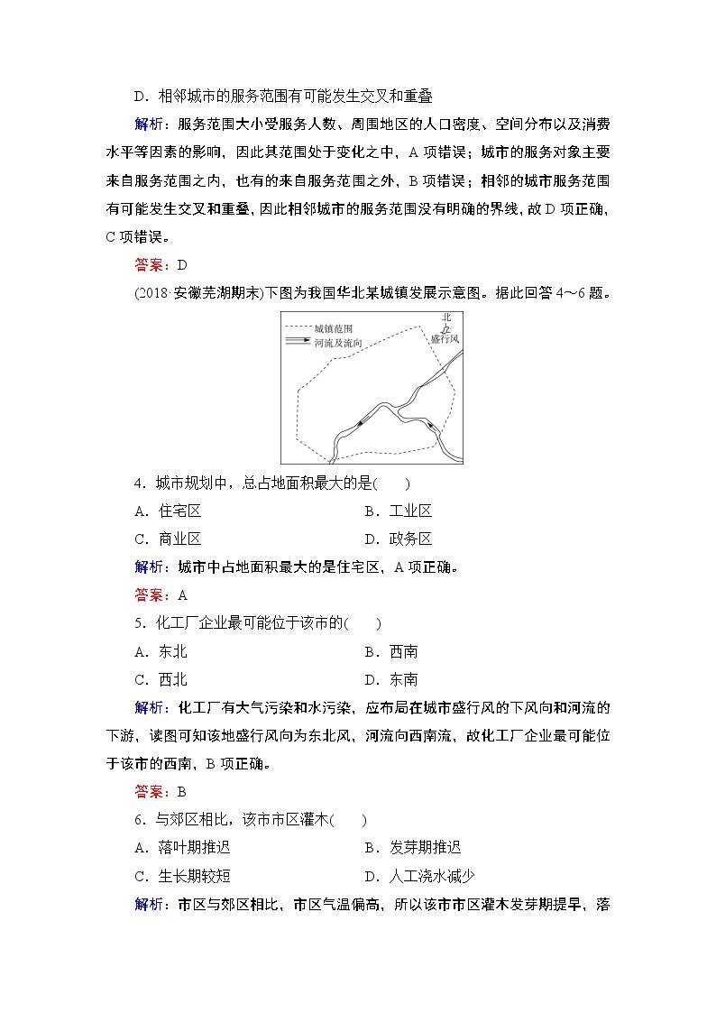 2021年湘教版高中地理必修2 第2章 城市与环境 第1节 城市空间结构 课件02