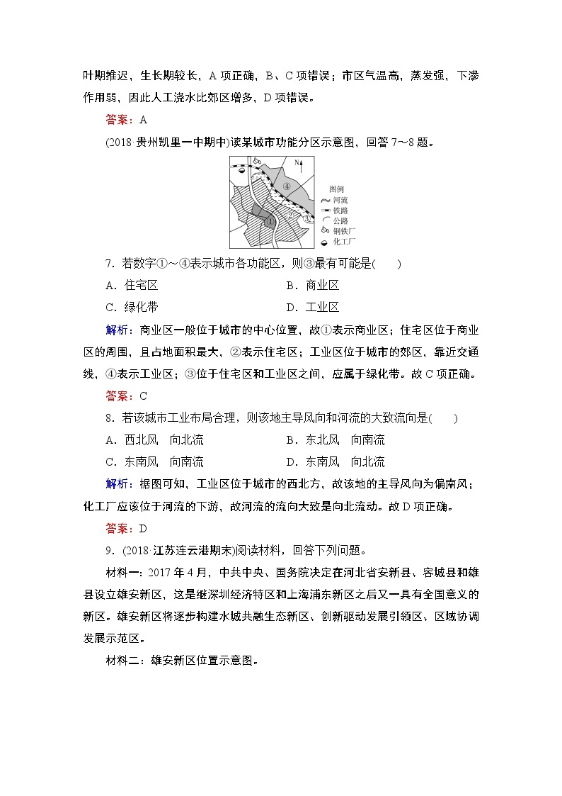 2021年湘教版高中地理必修2 第2章 城市与环境 第1节 城市空间结构 课件03