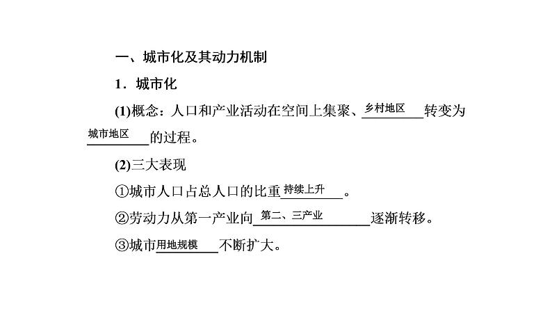 2021年湘教版高中地理必修2 第2章 城市与环境 第2节 城市化过程与特点 课件05