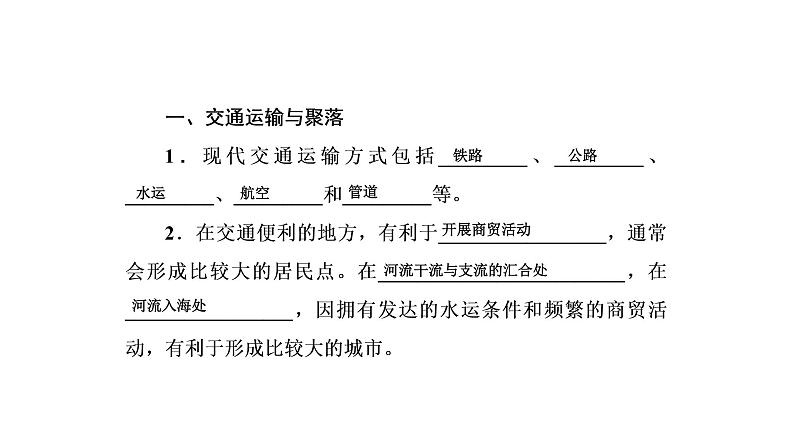 2021年湘教版高中地理必修2 第3章 区域产业活动 第4节 交通运输布局及其对区域发展的影响 课件05