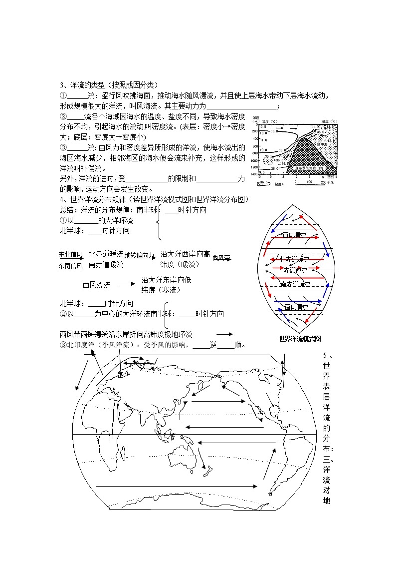 高中地理：3.2《大规模的海水运动》学案（新人教版必修1 ）02