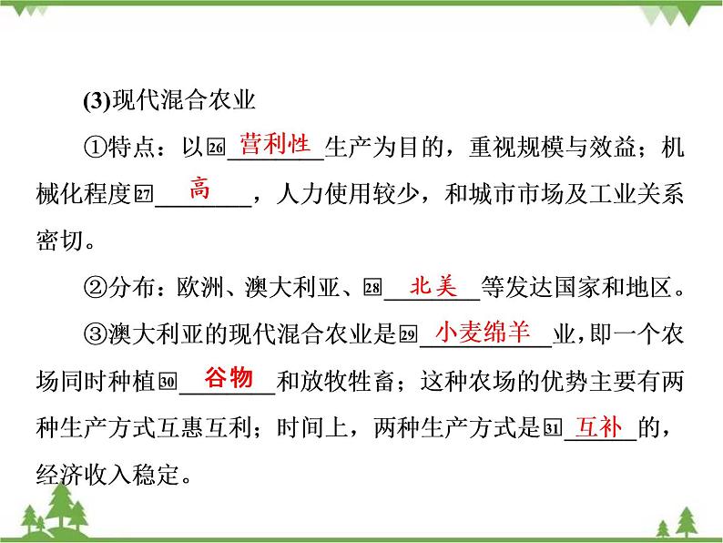 春中图版高中地理必修2 第3章 第1节 农业区位因素与地域类型 PPt课件+试卷08